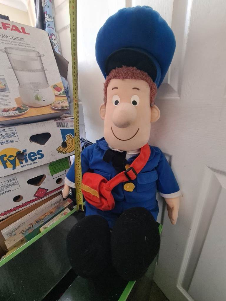 0.5m tall Postman Pat- missing glasses.