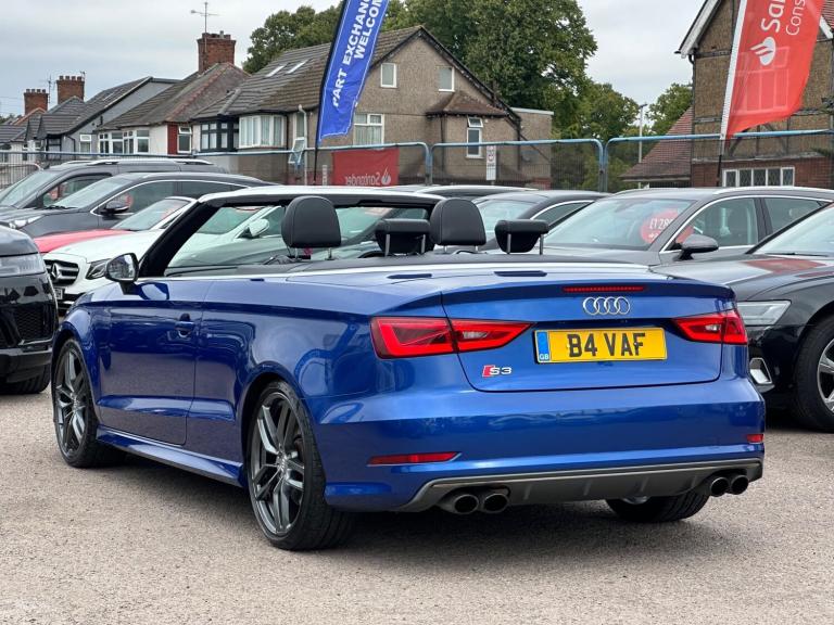  Audi S3 2.0 TFSI Cabriolet S Tronic quattro Euro 6 (s/s) 2dr (Nav) Petrol Automatic