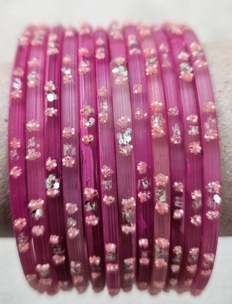 Pink bangles 
