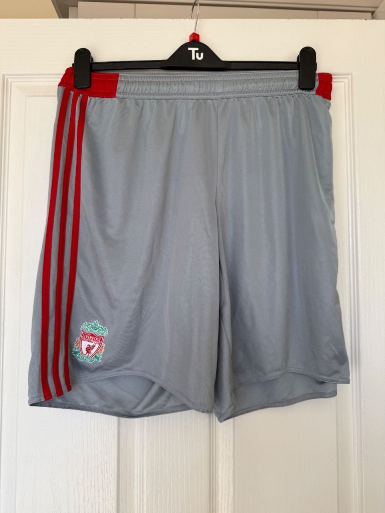Vintage Adidas Men’s XL Liverpool FC 2008/09 Away Football Shorts