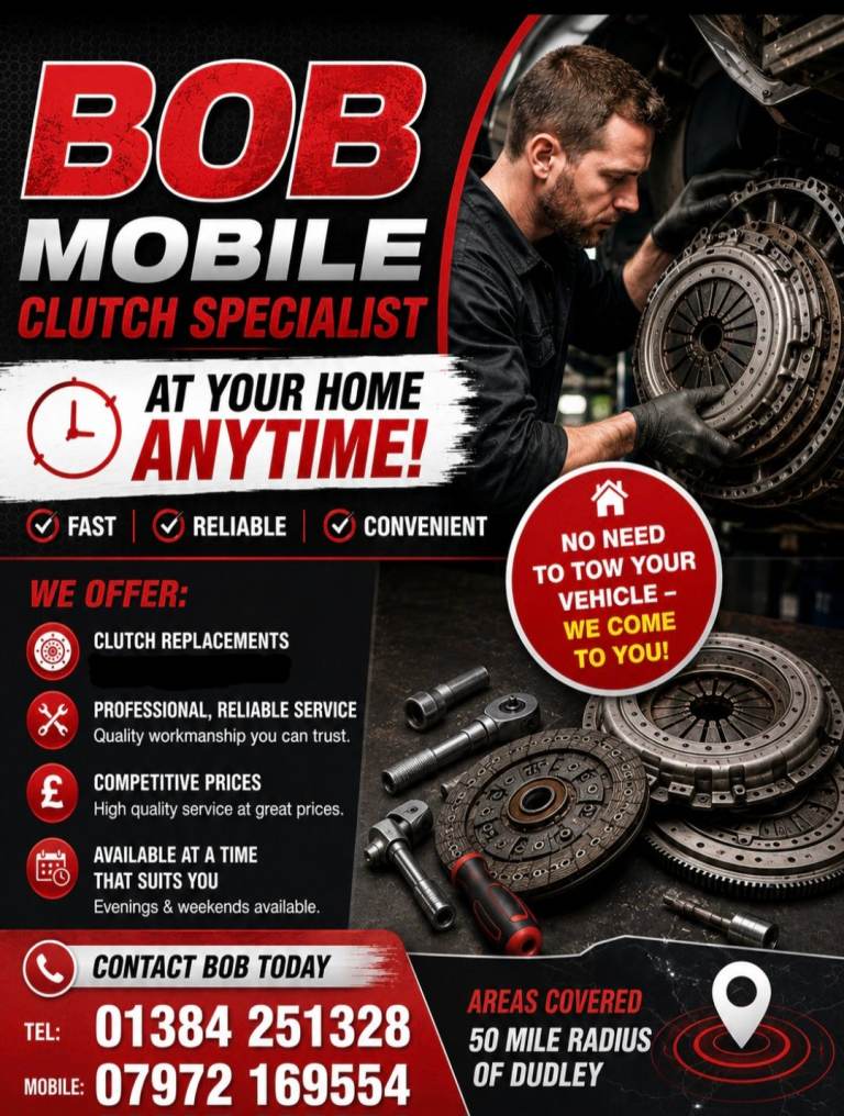 Bob's mobile Clutch specialsist