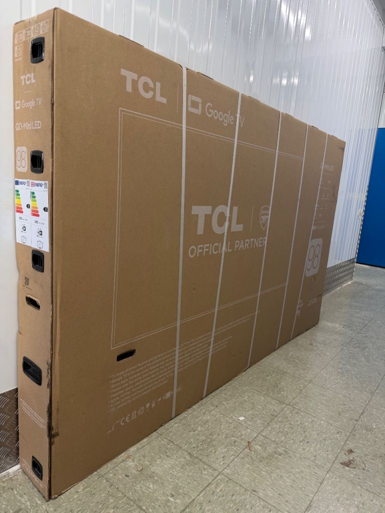 Brand new TCL Q6C 98 inch 4K Ultra HD QD-Mini LED Google TV 98Q6C-UK