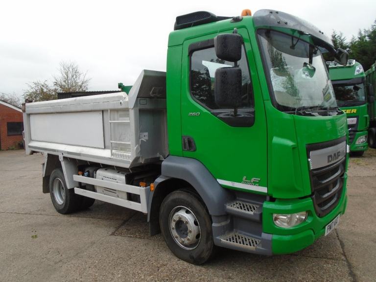 2017 (17) DAF LF.260 EURO6 16T SPLIT BODY ALUMINIUM TIPPER 