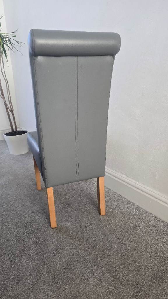 Dining Chairs 6 Faux Leather