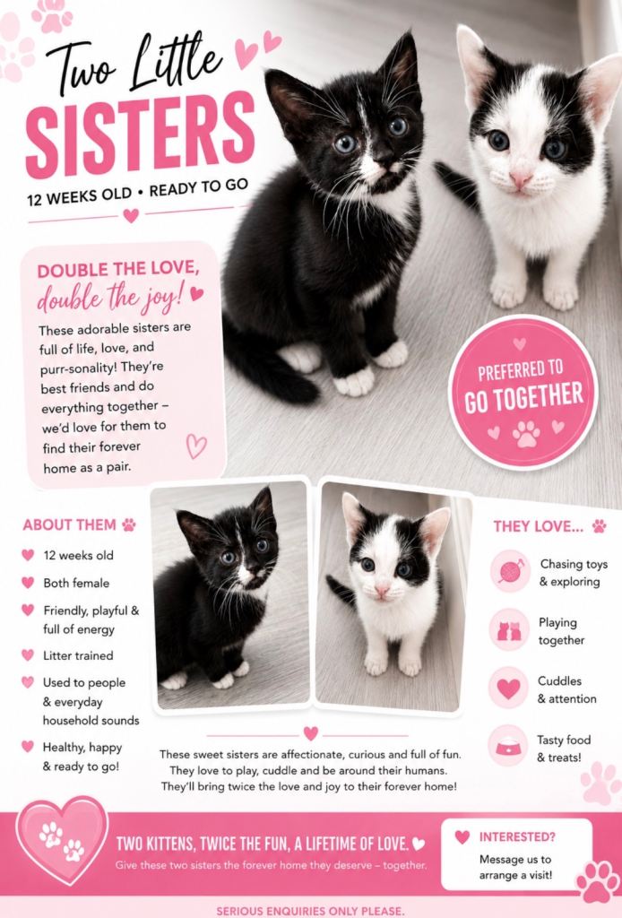 Two Little Sisters Seeking Their Forever Home