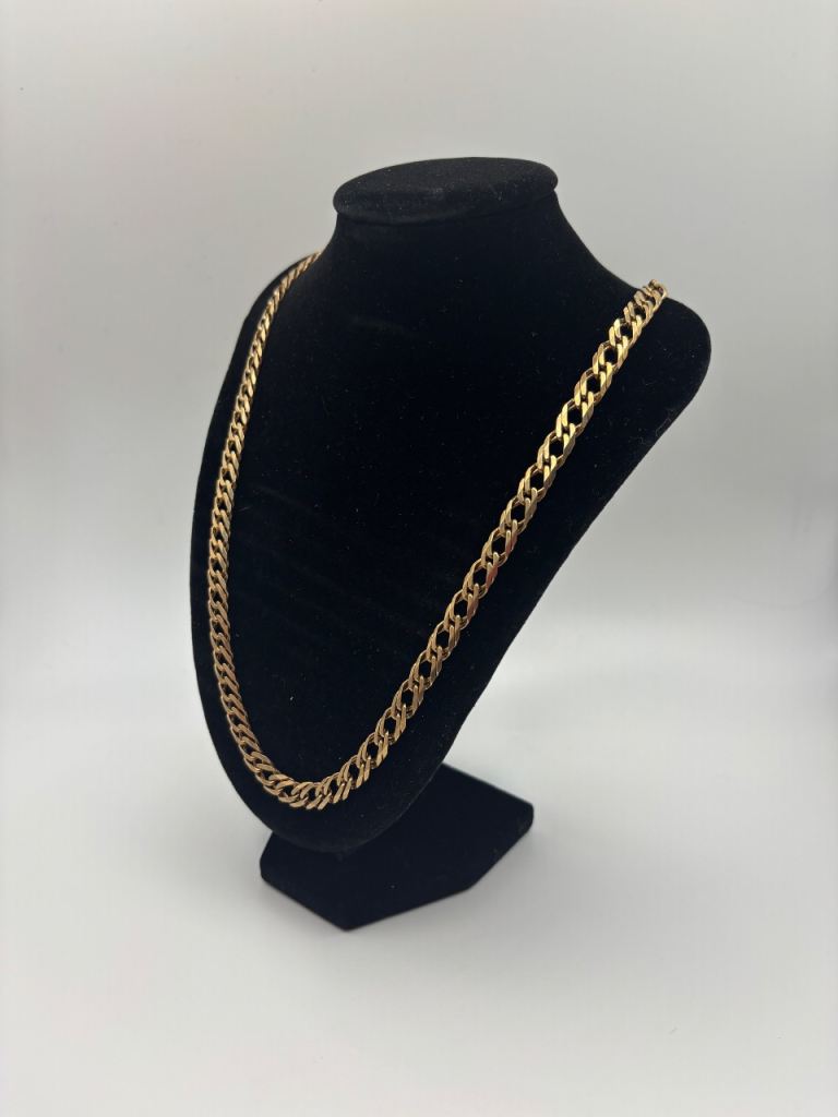9ct gold Double curb / cuban chain
