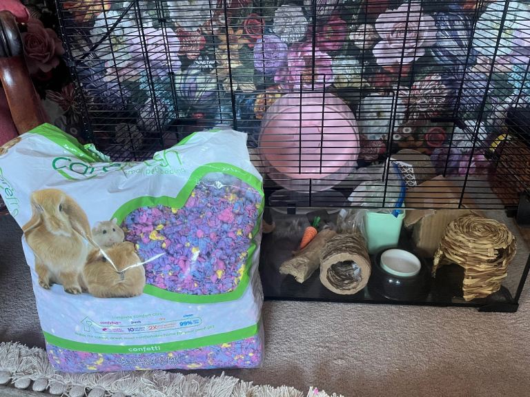 Hamster cage & accessories 