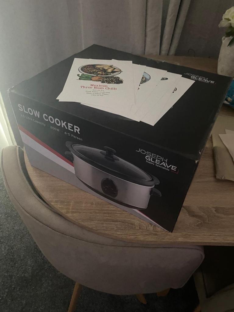joseph gleave Slow cooker 3.5l capacity 