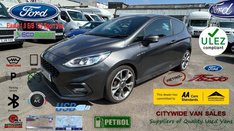 2021 Ford Fiesta 1.0 Ecoboost 125 Sport Van CAR DERIVED VAN Petrol Manual