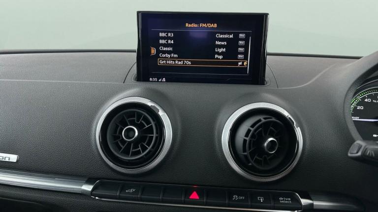 2017 Audi A3 1.4 TFSI e-tron 5dr S Tronic HATCHBACK PETROL/ELECTRIC Automatic