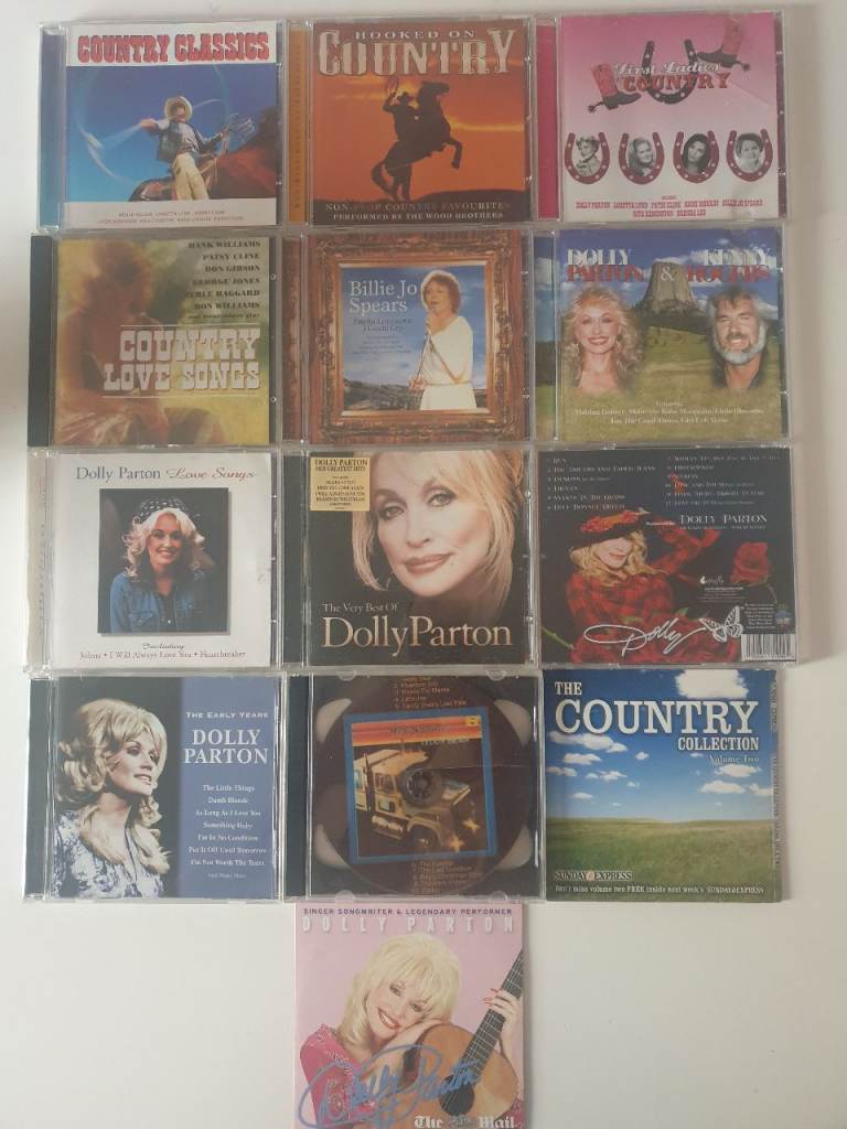 Country Music CD Collection - 13 Albums Plus 14 Pop |And Rock.