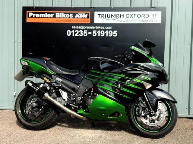 2015 KAWASAKI ZZR1400 PERFORMANCE SPORT in Black/Racing Green Motorcycle 