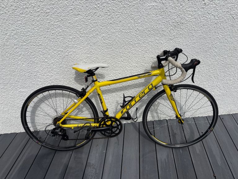 Carrera Road Bike 41cm Frame – Yellow, Good Condition