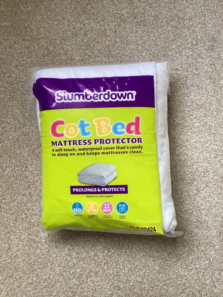 Slumberdown Waterproof Cot Bed Mattress Protector