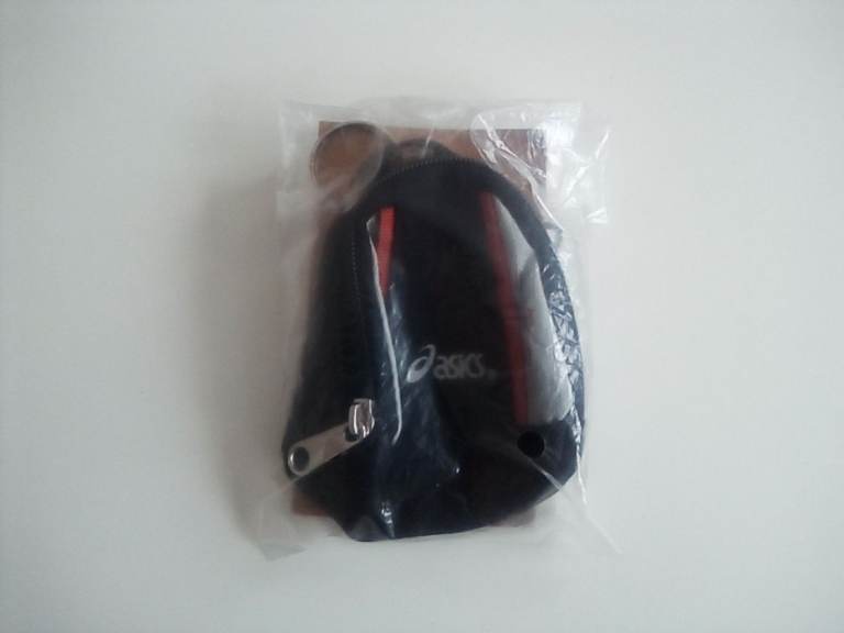 Brand new 'ASICS' mini rucksack keyring/ purse. Backpack. 