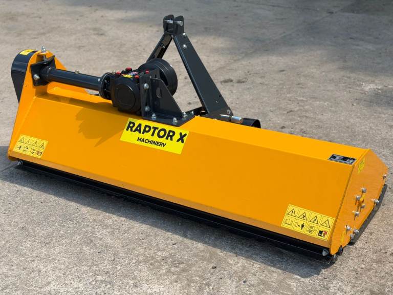 NEW RAPTOR X 175 Flail Mower (Hammer Flails) 6ft for compact tractor