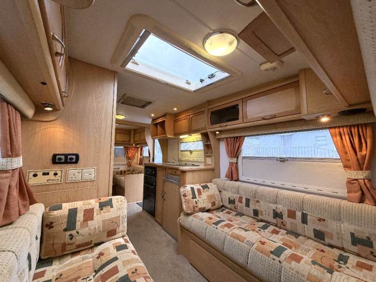 2003 ELDDIS ODYSSEY 505 5 BERTH, COULD MAKE FIXED BED, MOTOR MOVER & FULL AWNING