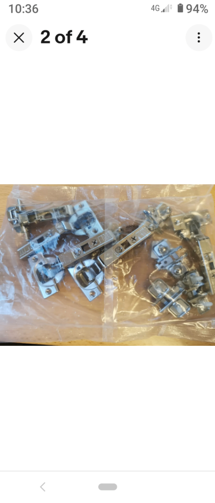 Howdens Blum soft close kitchen cabinet door hinges.