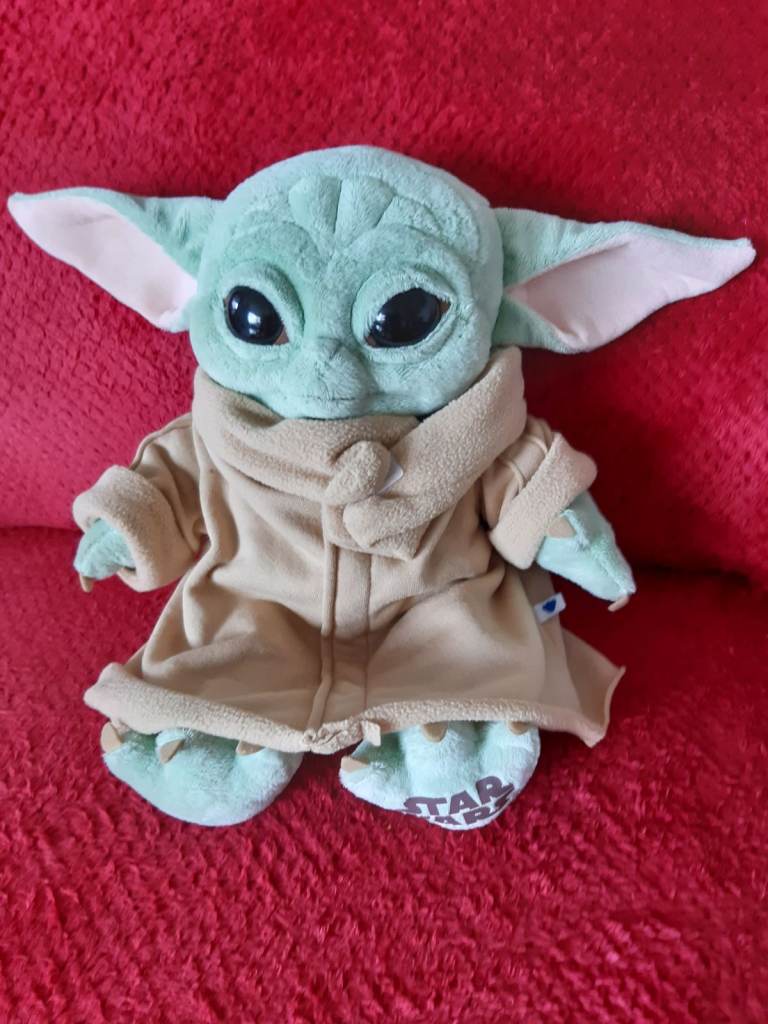 MANDALORIAN THE CHILD TOY BOXED NEW FROM THE BUILD A BEAR WORKSHOP 