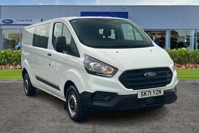 2021 Ford Transit Custom 2.0 EcoBlue 105ps Low Roof D/Cab Leader Van PANEL VAN DIESEL Manual
