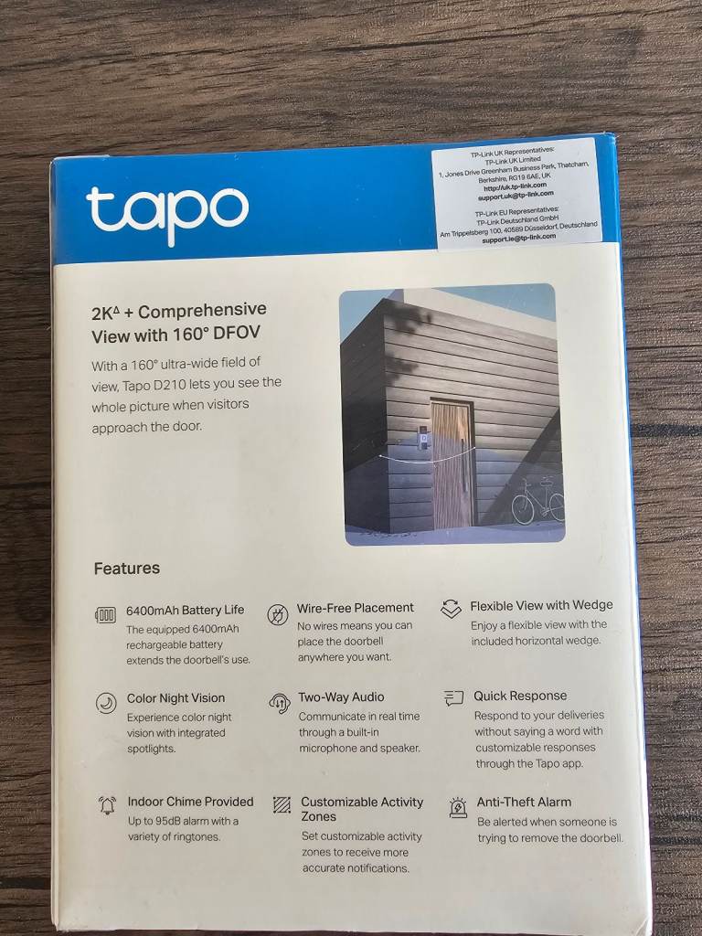 Tapo security door bell
