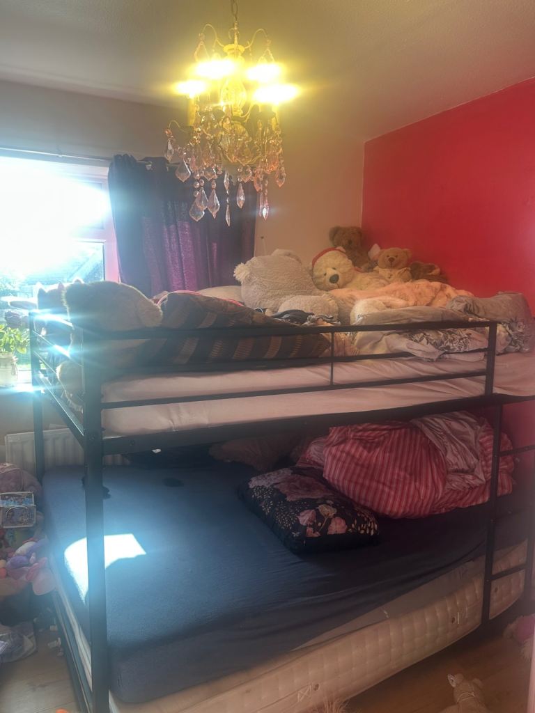 Double on double bunk bed FREE