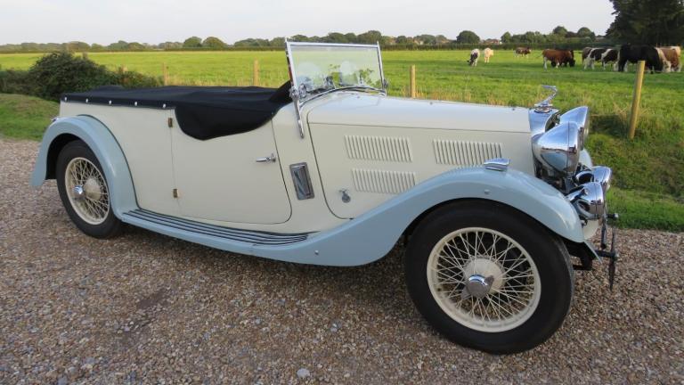1934 Triumph Gloria 10 HP SPORTS TOURER Convertible Petrol Manual