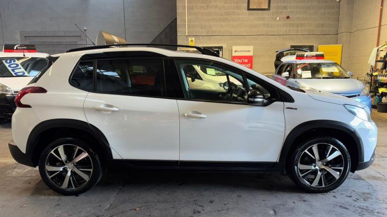 PEUGEOT 2008 1.2 PureTech GT Line White 5dr PANROOF+SATNAV+CRUISE+DAB 2017