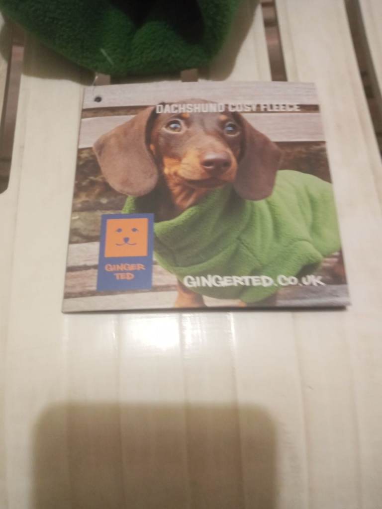 GINGER TED DACHSHUND DOG COAT 