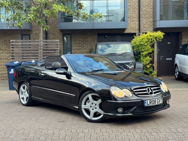 2008 MERCEDES CLK 280 PETROL AMG SPORT CONVERTIBLE AUTO ULEZ FREE