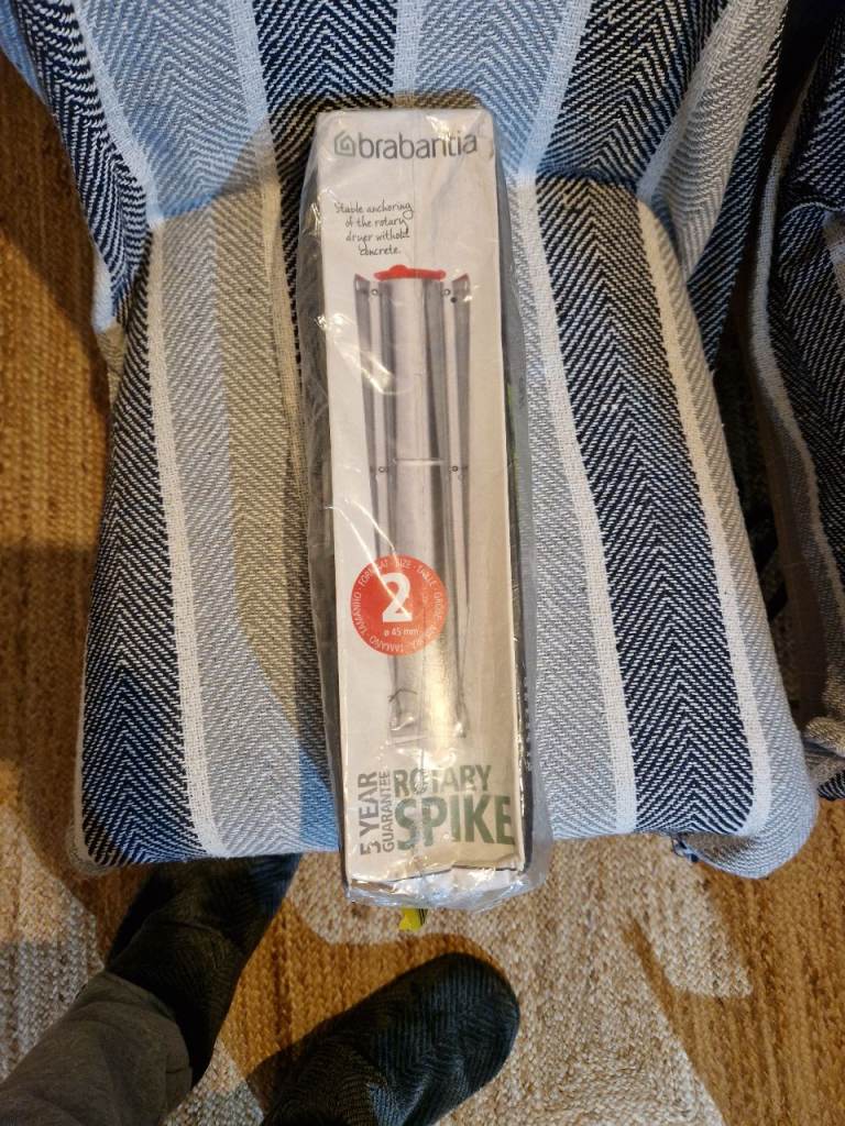 Brabantia lift o matic 60m 4 arm rotary airer 