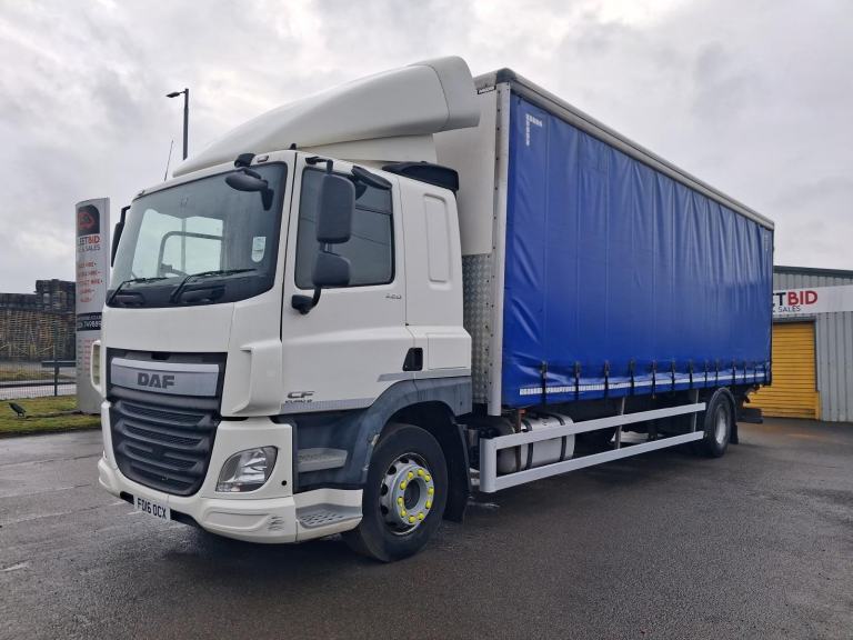 DAF TRUCKS CF 220 CURTAIN TUCK AWAY TAIL-LIFT EURO 6
