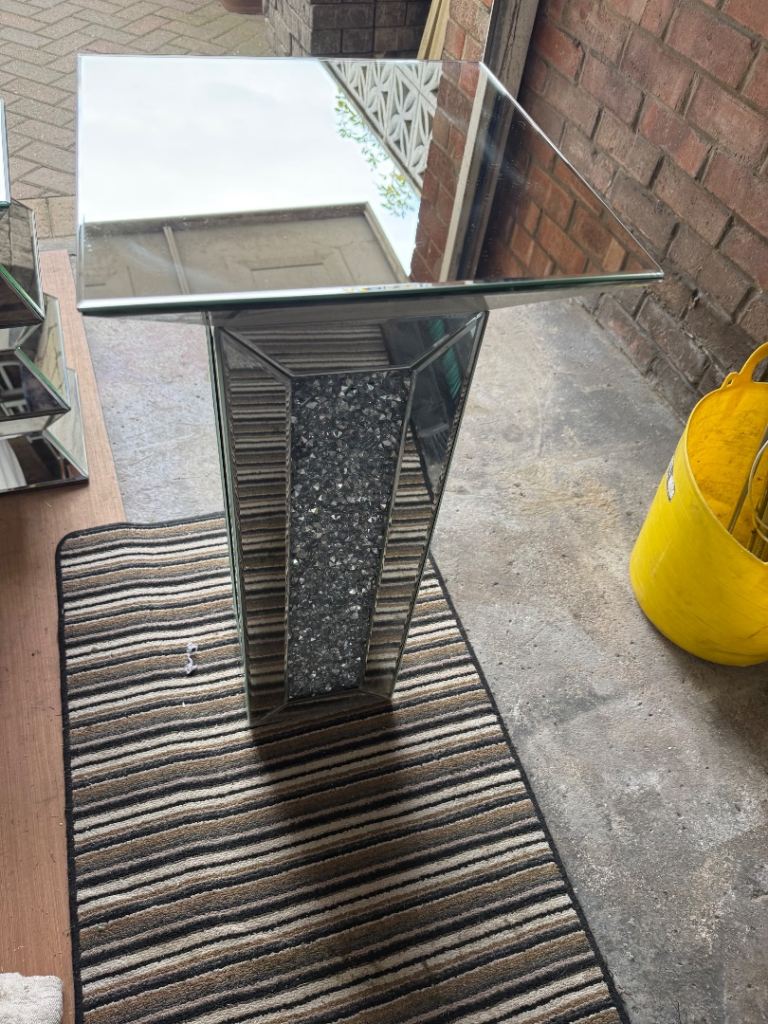 Mirror side table 