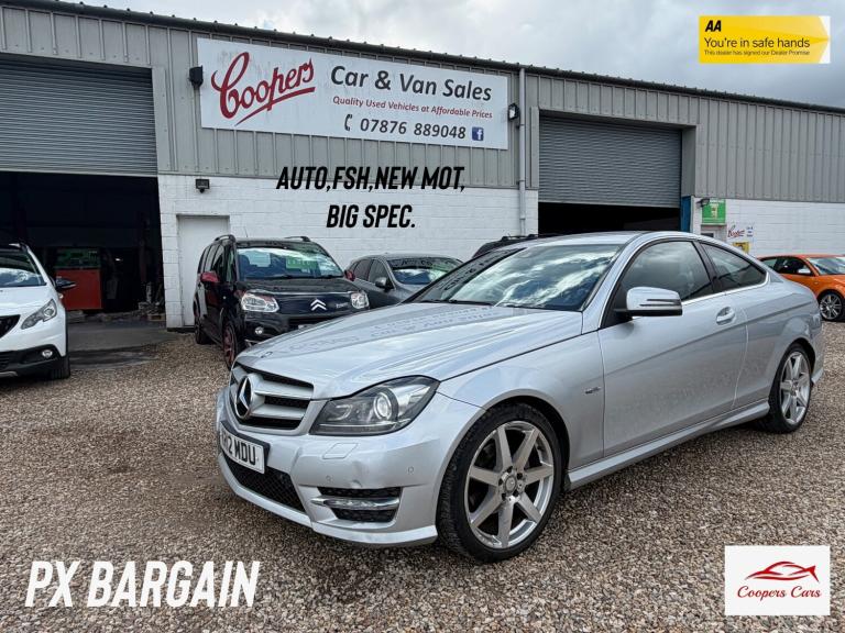 2012 Mercedes-Benz C Class C220 CDI BlueEFFICIENCY AMG Sport 2dr Auto COUPE Diesel Automatic