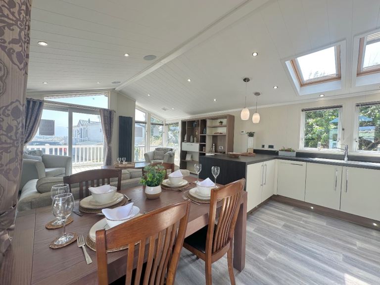 Lodge For Sale With SEA VIEW - Full wraparound decking FREE 2026 & 2027 Pitch Fee - VIEW TODAY 