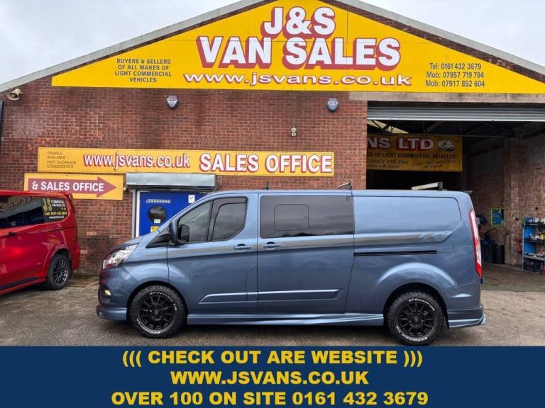 2019 19 FORD TRANSIT CUSTOM NO VAT  LIMITED CREW VAN DOUBLE CAB 5DR DIESEL AUTO 