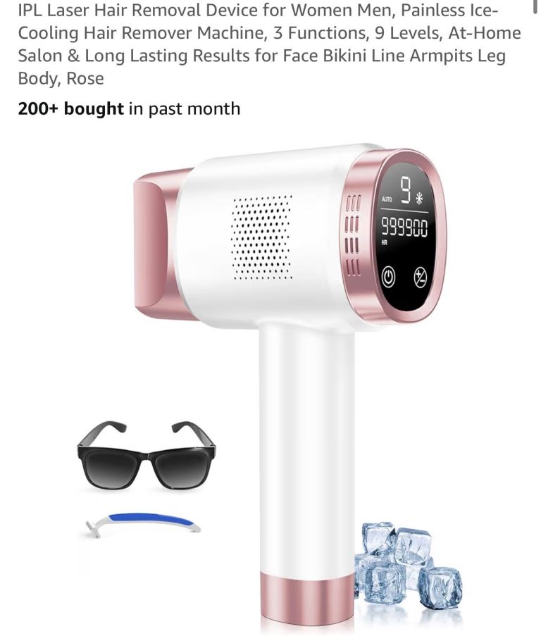 Brand new IPL Laser Hair Removal Device for Women Men