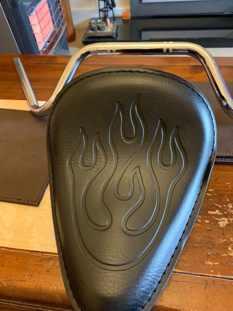 Chopper  flame seat and bars