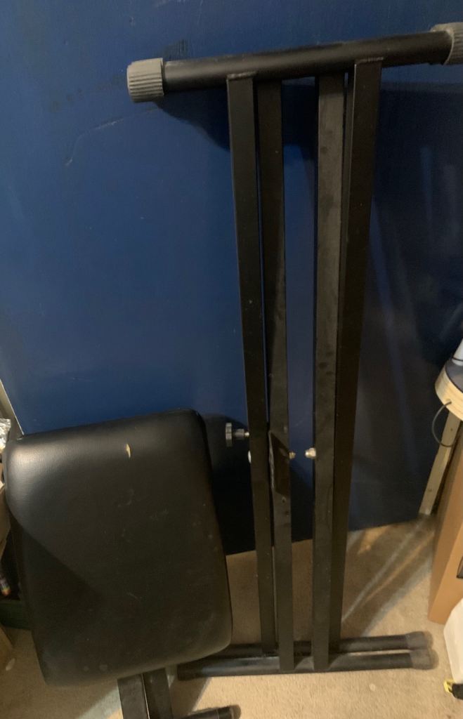 Foldable keyboard stand & stool 