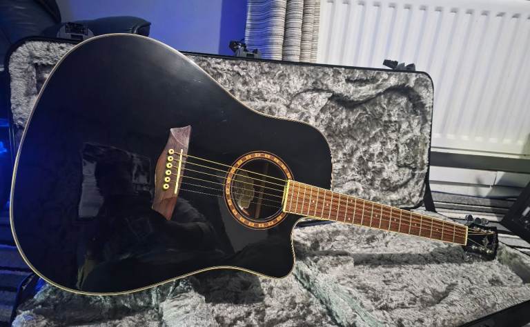 Washburn WD7SCEB electro acoustic 