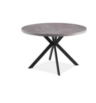 Callington 120cm pedestal dinning table grey