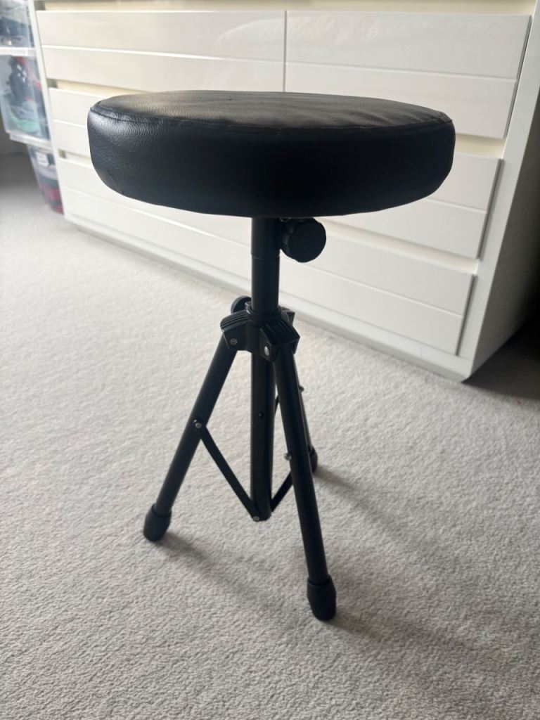 Allright Adjustable Drum Stool with padded seat