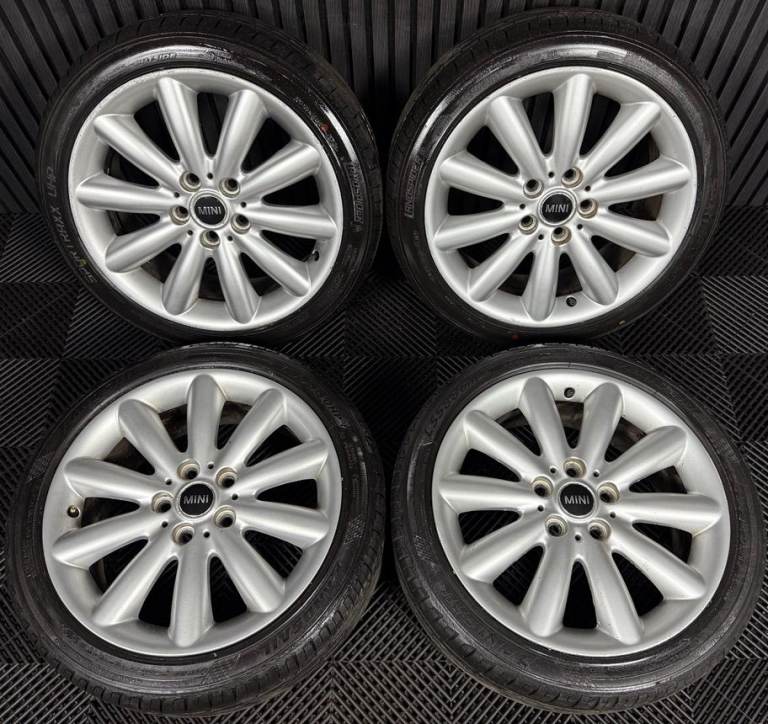 17'' GENUINE MIN COOPER ONE S F55 F56 F57 499 COSMOS ALLOY WHEELS TYRES