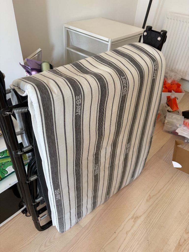 Folding Bed with Mattress – Good Condition