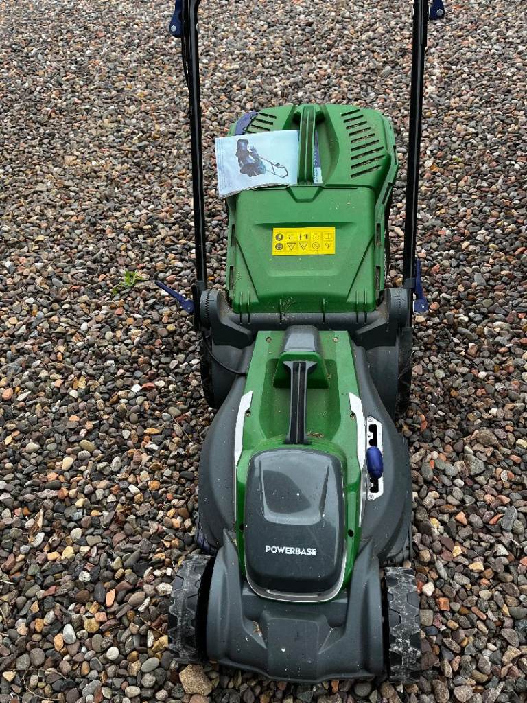 Powerbase cordless lawn mower34cm 40v