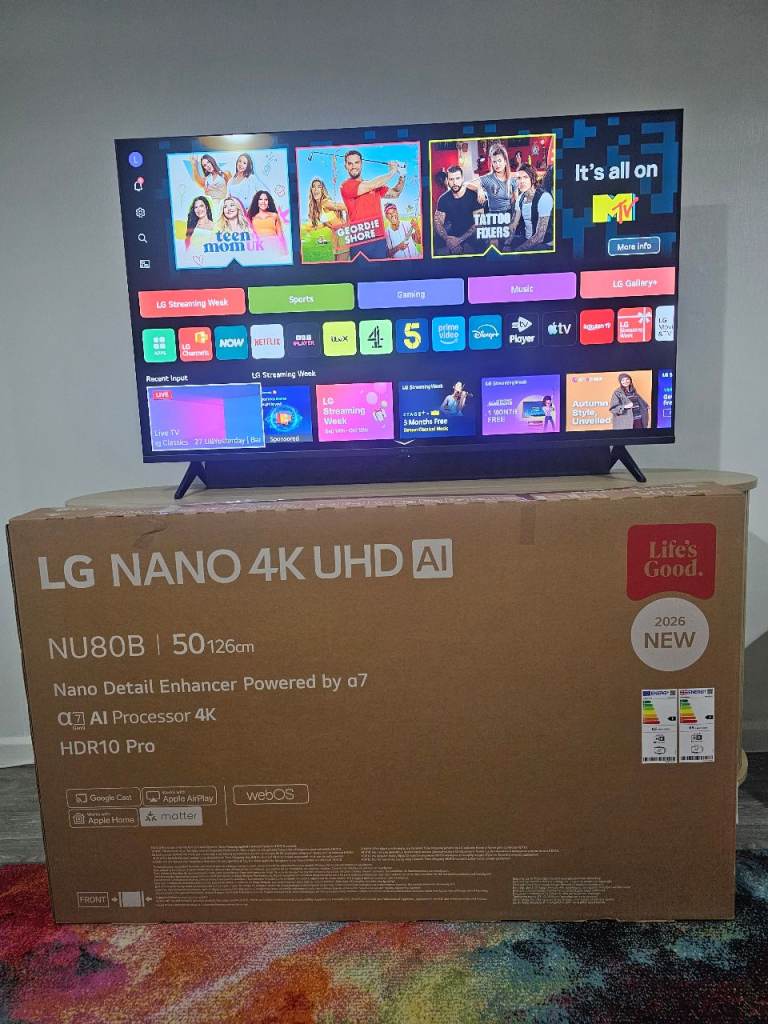 LG 50 inch smart tv - Brand new 2026