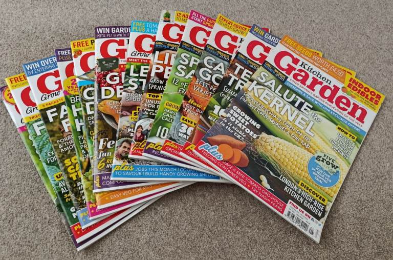 Gardening magazines from approx. 2009 - 2020 