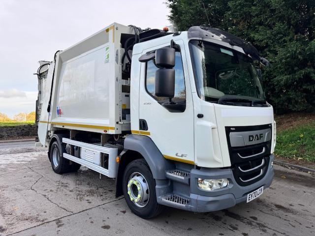 2020 70 DAF LF 230 E6 16T Farid T1H-12 refuse body Terberg twin/trade bin lift