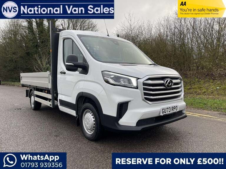 2023 Maxus Deliver 9 RWD 2.0 D20 150 LWB Tipper CHASSIS CAB Diesel Manual