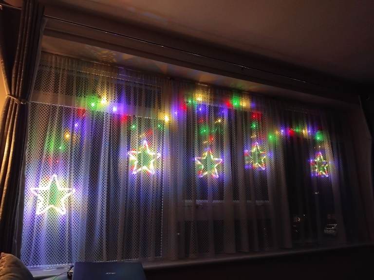 Christmas/ party decoration star lights, used one time.